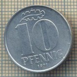 9019 MONEDA- GERMANIA(RDG) - 10 PFENNIG -anul 1971 A - starea ce se vede, Europa