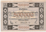 Luxemburg Notgeld 500000 Mark Bochum Deutsch Luxembourgische 1923 XF