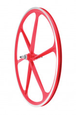 Roata Spate Fixa AeroWheels 700 RosuPB Cod:40704RPRM foto