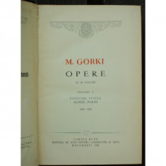OPERE IN TREIZECI DE VOLUME - M. GORKI VOL. V foto