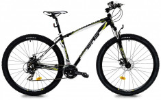 Bicicleta DHS Terrana 2925 (2016) Culoare Negru/Alb/Verde 495mmPB Cod:21629254967 foto