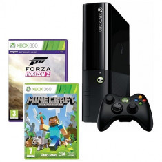 Consola XBOX 360 500GB + 2 Jocuri (Forza Horizon 2, Minecraft) foto