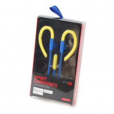 FREESTYLE IN-EAR EARPHONES + MIC SPORT FH1014 YELLOW/ DARK BLUE [42695] foto