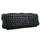 KEYBOARD US OMEGA OK-326 VARR VK-1 GAMING M-MEDIA ILLUM. BLACK USB