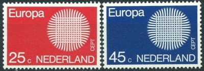 Europa-cept 1970 - Olanda cat.nr.915-6 neuzat,perfecta stare(Z) foto