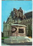 CPI (B8181) CARTE POSTALA - IASI. STATUIA LUI STEFAN CEL MARE, Necirculata, Fotografie