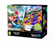 Consola Nintendo Wii U Premium + Mario Kart 8 + Splatoon foto