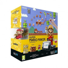 Consola Nintendo Wii U Premium + Super Mario Maker + figurina foto
