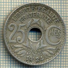 9152 MONEDA- FRANTA - 25 CENTIMES -anul 1924 - starea ce se vede