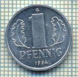 9053 MONEDA- GERMANIA(RDG) - 1 PFENNIG -anul 1984 A - starea ce se vede, Europa