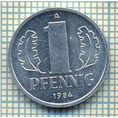 9053 MONEDA- GERMANIA(RDG) - 1 PFENNIG -anul 1984 A - starea ce se vede