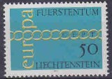 Europa-cept 1971 - Lichtenstein 1v.neuzat,perfecta stare(z), Nestampilat