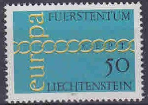 Europa-cept 1971 - Lichtenstein 1v.neuzat,perfecta stare(z)