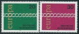 Europa-cept 1971 - Germania RF 2v.neuzat,perfecta stare(z), Nestampilat