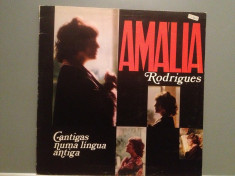 AMALIA RODRIGUES - CANTIGAS NUMA LINGUA (1977/CBS REC/UK) - Vinil/Impecabil (NM) foto