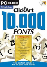 Click Art 10.000 Fonts foto