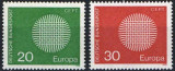 Europa-cept 1970 - Germania RF 2v.neuzat,perfecta stare(z), Nestampilat