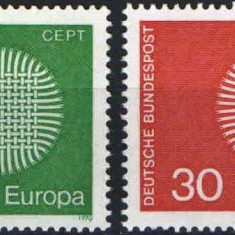 Europa-cept 1970 - Germania RF 2v.neuzat,perfecta stare(z)