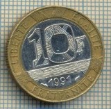 9096 MONEDA- FRANTA - 10 FRANCS -anul 1991 - starea ce se vede, Europa