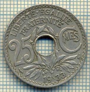 9164 MONEDA- FRANTA - 25 CENTIMES -anul 1933 - starea ce se vede
