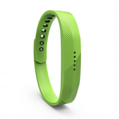Bratara de rezerva din silicon pentru Fitbit Flex 2, verde foto