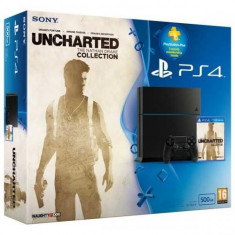 Consola PlayStation 4 + Uncharted: The Nathan Drake Collection foto