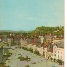 CPI (B8197) CARTE POSTALA - CLUJ. VEDERE DI PIATA MIHAI VITEAZUL, RPR