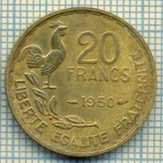 9136 MONEDA- FRANTA - 20 FRANCS -anul 1950 - 3 PLUMES - starea ce se vede