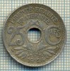 9151 MONEDA- FRANTA - 25 CENTIMES -anul 1924 - starea ce se vede, Europa