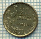 9125 MONEDA- FRANTA - 20 FRANCS -anul 1953 - starea ce se vede, Europa