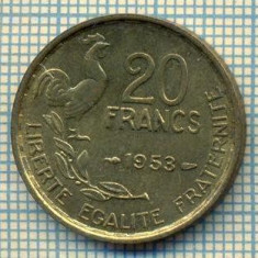 9125 MONEDA- FRANTA - 20 FRANCS -anul 1953 - starea ce se vede