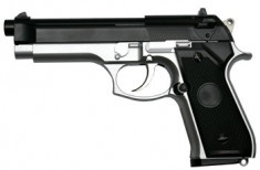 Replica STTi gas M92F Black/Stainless &amp;#039;&amp;#039;NEW&amp;#039;&amp;#039; arma airsoft pusca pistol aer comprimat sniper shotgun foto