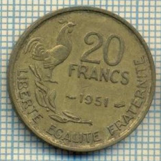 9137 MONEDA- FRANTA - 20 FRANCS -anul 1951 - starea ce se vede