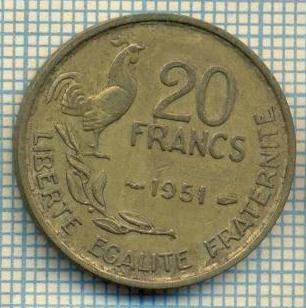 9137 MONEDA- FRANTA - 20 FRANCS -anul 1951 - starea ce se vede foto