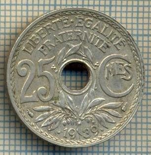 9166 MONEDA- FRANTA - 25 CENTIMES -anul 1939 - starea ce se vede