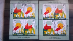 2012 LP 1938d EUROPA 2012 VIZITATI ROMANIA 2 BLOCURI foto