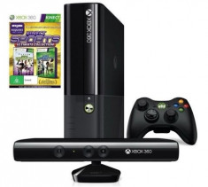 Consola Xbox 360 E 500 GB Kinect Bundle + joc Kinect Sports Ultimate foto