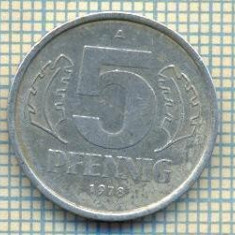 9070 MONEDA- GERMANIA(RDG) - 5 PFENNIG -anul 1978 A - starea ce se vede