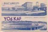 Bnk cp Bucuresti - Complexul sportiv Dinamo - carte postala QSL, Circulata, Printata