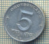 9090 MONEDA- GERMANIA(RDG) - 5 PFENNIG -anul 1952 E - starea ce se vede, Europa