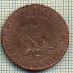 9144 MONEDA- FRANTA - 5 CENTIMES -anul 1854 B - starea ce se vede