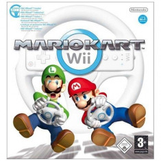 Mario Kart + Racing Wheel Wii foto