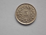5 RAPPEN 1944 ELVETIA