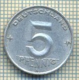 9087 MONEDA- GERMANIA(RDG) - 5 PFENNIG -anul 1952 A - starea ce se vede, Europa