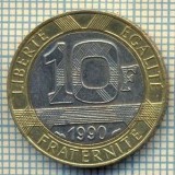 9091 MONEDA- FRANTA - 10 FRANCS -anul 1990 - starea ce se vede, Europa