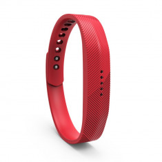 Bratara de rezerva din silicon pentru Fitbit Flex 2, rosu foto