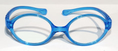 Rama ochelari copii albastra din silicon foto