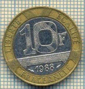 9093 MONEDA- FRANTA - 10 FRANCS -anul 1988 - starea ce se vede