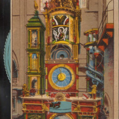 CP Franta ,necirc - Ceasul astronomic al Catedralei Notre Dame din Strasbourg