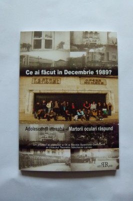 BANAT CE A FACUT IN DECEMBRIE 1989? INTERVIURI CU MARTORI OCULARI, TIMISOARA foto